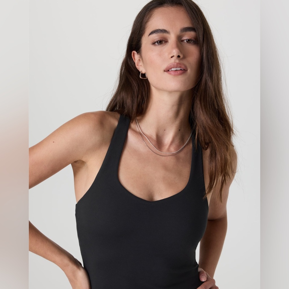 Vuori Halo Racerback Dress Black - Picture 3 of 7